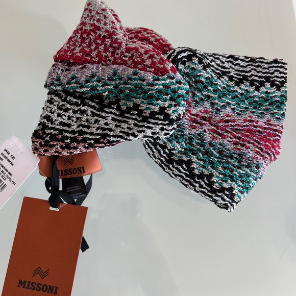 MISSONI Chevron Knotted Headband main image 8